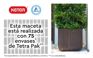 Set 2x Macetero Polyal Wood Planter - 29,5x29,5x29,7 cm y 21,5L
