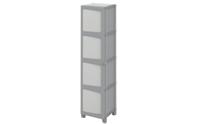 ארון שירות מודולייז צר  - אפור בהיר thumbnail