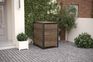 Hide Away 96 Gallon Single Trash Can Shed - Brown - Keter US