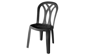 כיסא פטיו - אפור כהה - כיסאות גינה