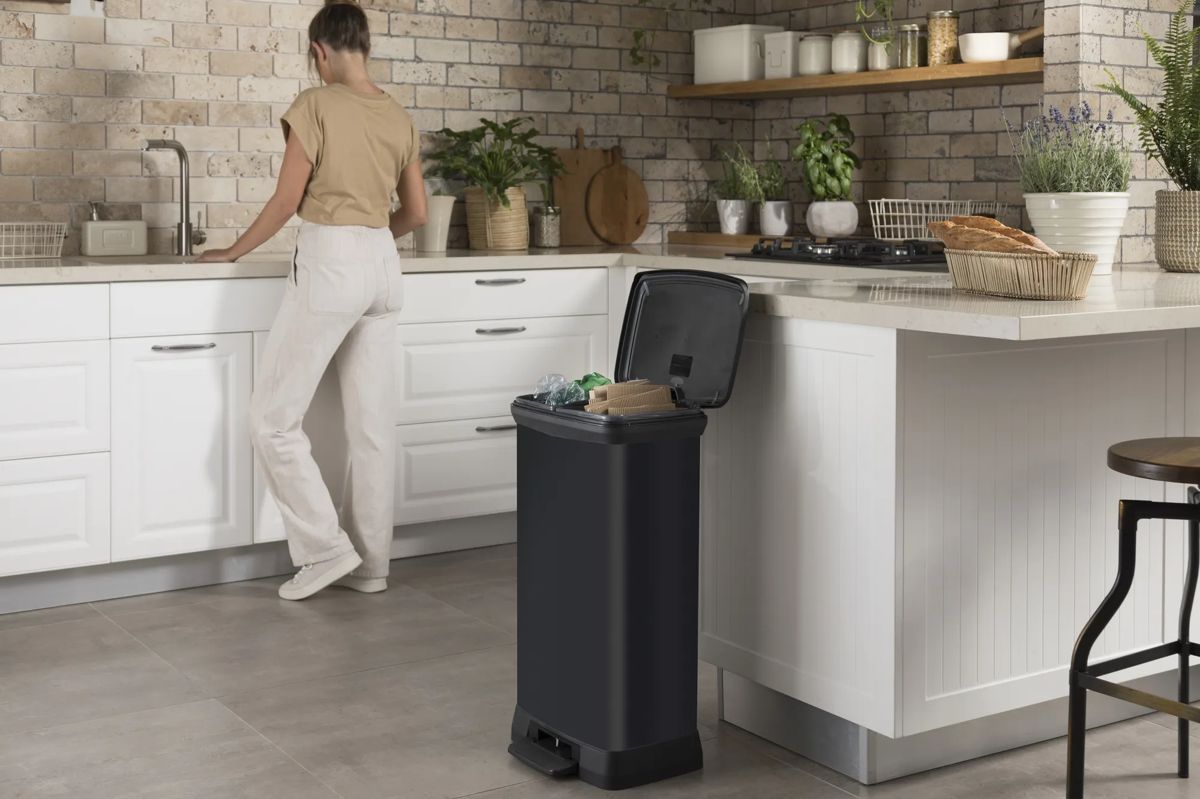 Decobin Prullenbak 50L - Zwart