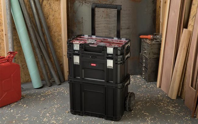 Carro vertical 3 niveles - Connect Rolling System - Negro