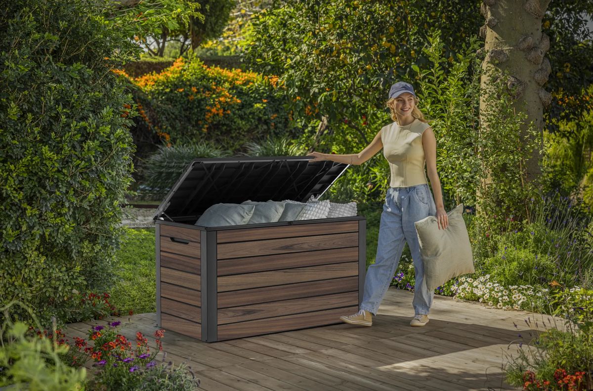 Ontario 570L Storage Box - Rosewood