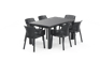 Julie Table + Elisa Dining Chair, Set of 6