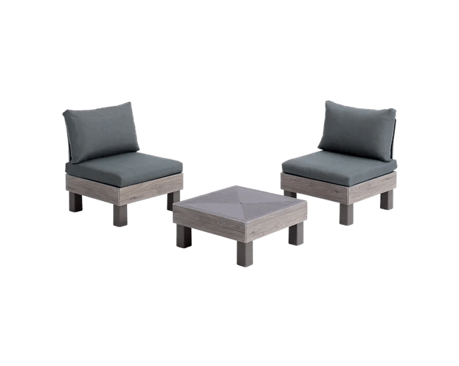 Elements 2-zits Balkonset - Ashwood