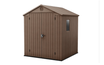 Darwin Shed 6x6ft - Brown - Medium Sheds