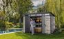Signature Coastal Grey Large Storage Shed - 11x7 Shed - Keter US