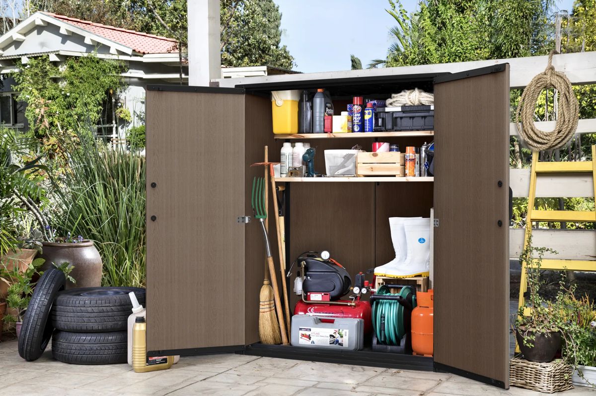 Darwin Tall 1400L Storage Cabinet - Green