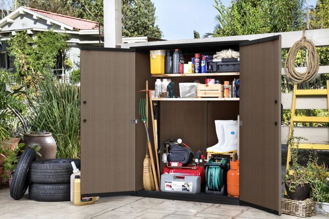 Darwin Tall 1400L Storage Cabinet - Green