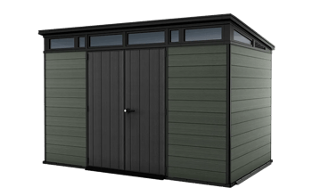 Cortina 11x7 Storage Shed - Green - Large Sheds