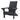 Modern Graphite Outdoor Adirondack Chair - Keter US
