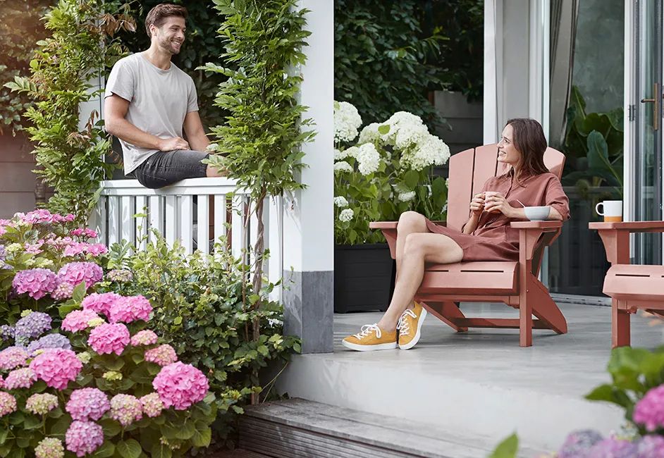 Troy Adirondack Tuinstoel - set van 2 - Terracotta