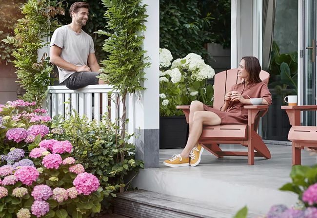 Troy Adirondack Tuinstoel - set van 2 - 81x80x96,5cm -