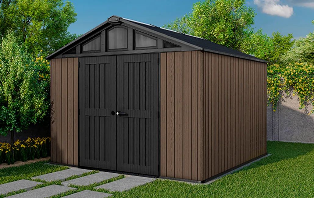 Stronghold 10x11.5 Shed - Brown