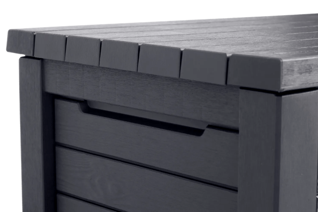 ארגז אחסון נורטווד 625 ליטר - אפור גרפיט