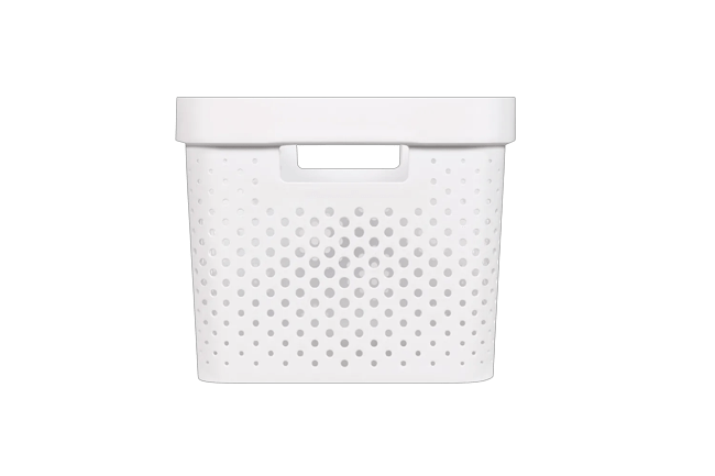 Infinity Dots Opbergbox 17L - Wit