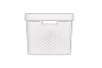 Infinity Dots Opbergbox 17L - Wit
