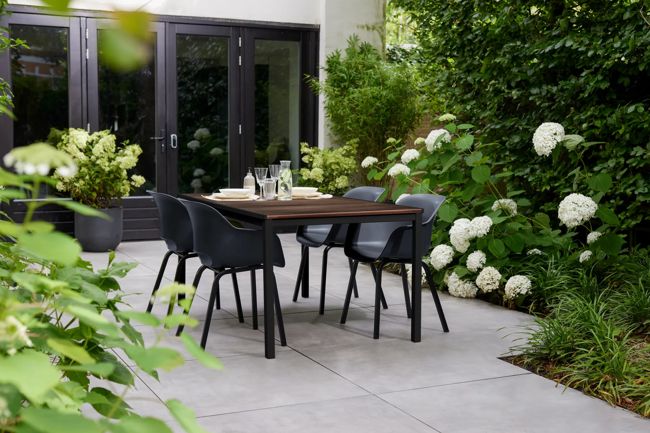 Table Porto 160cm 6 places - Marron Aspect Noyer