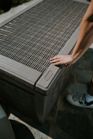 Signature 135 Gallon Large Deck Box - Mist Gray - Keter US