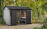 Oakland Gerätehaus 1175  - 350x230x253cm - Graubraun