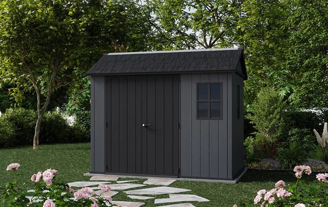 Outdoor Storage Shed - Newton Plus Shed 7.5 x 9ft - Keter US