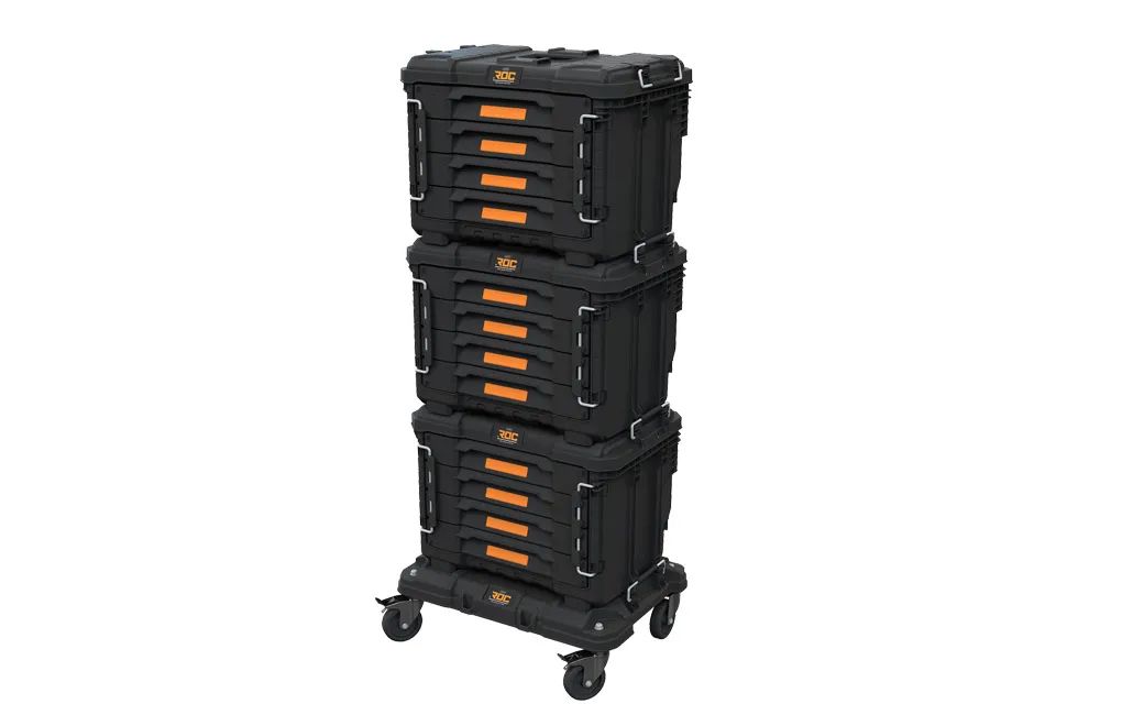 עגלת כלים ניידת מקצועית + 12 מגירות ROC