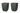 Cotswold Tall Square Planter 33cm Set of 2 - Marble Green