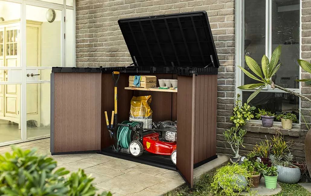 Store It Out Darwin 1150L Storage Shed - Brown