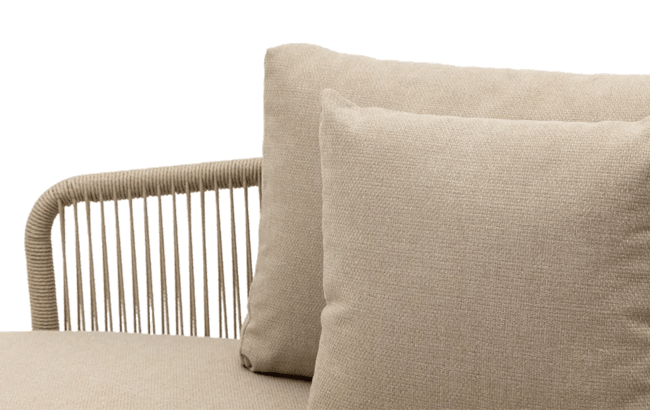 ספת רביצה מרקש + 2 שולחנות צד  - בז