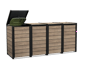 Signature Hide Away Containerberging - 4x240L - Ashwood