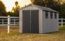 Oakland Grey Large Storage Shed - 7.5x15 Shed - Keter US