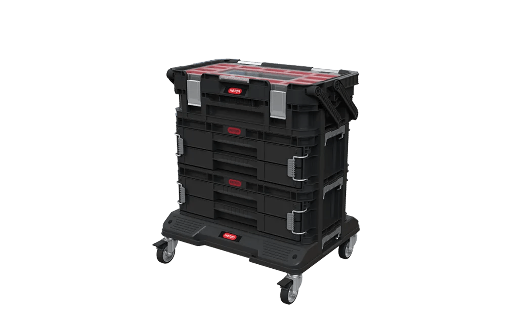 מערכת 4 מגירות וארגונית 22 קונקט - שחור