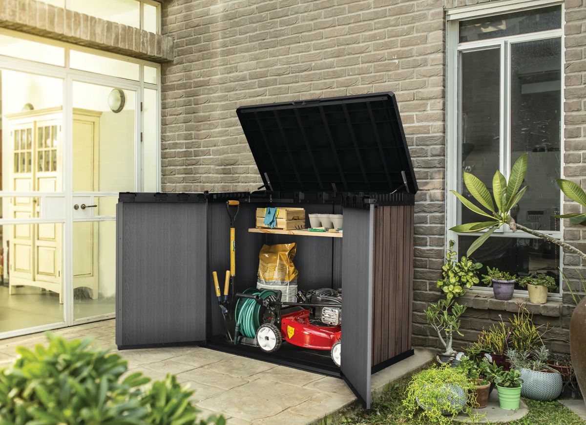 Signature 1150L Horizontal Storage Shed - Rosewood