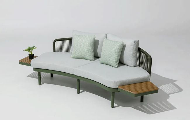 סט רביצה מרקש ירוק ספה+ שולחן קפה 50+60