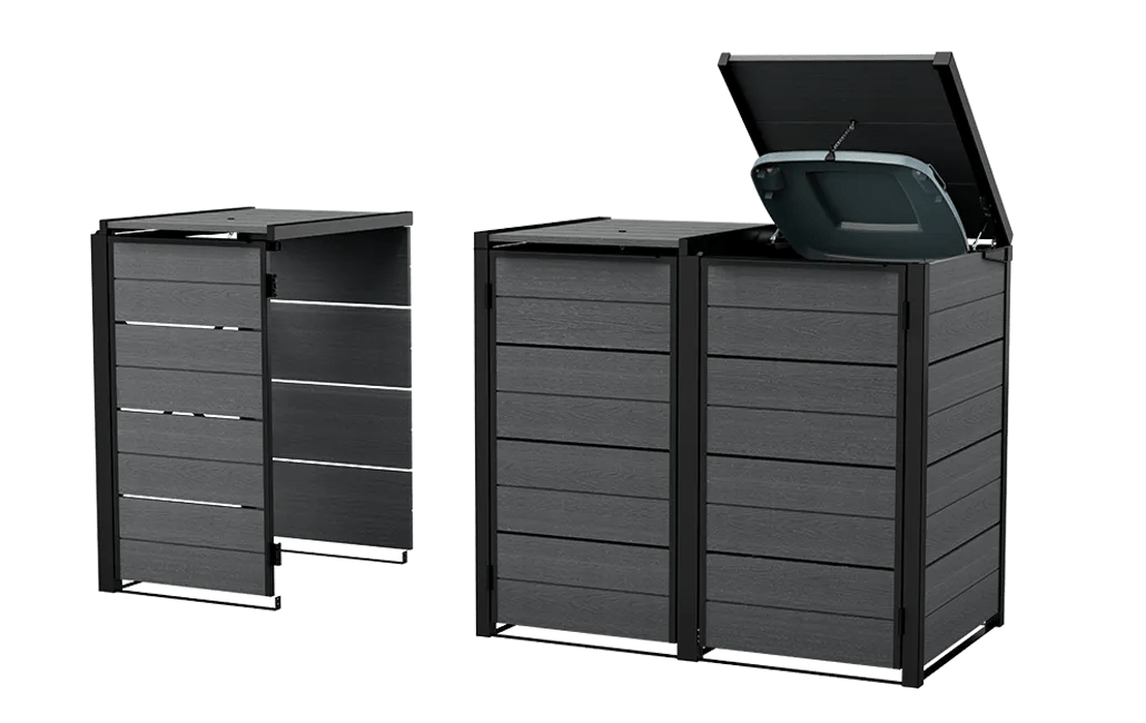 Hide Away 1x240L Multifunktionsbox Erweiterung - Grau