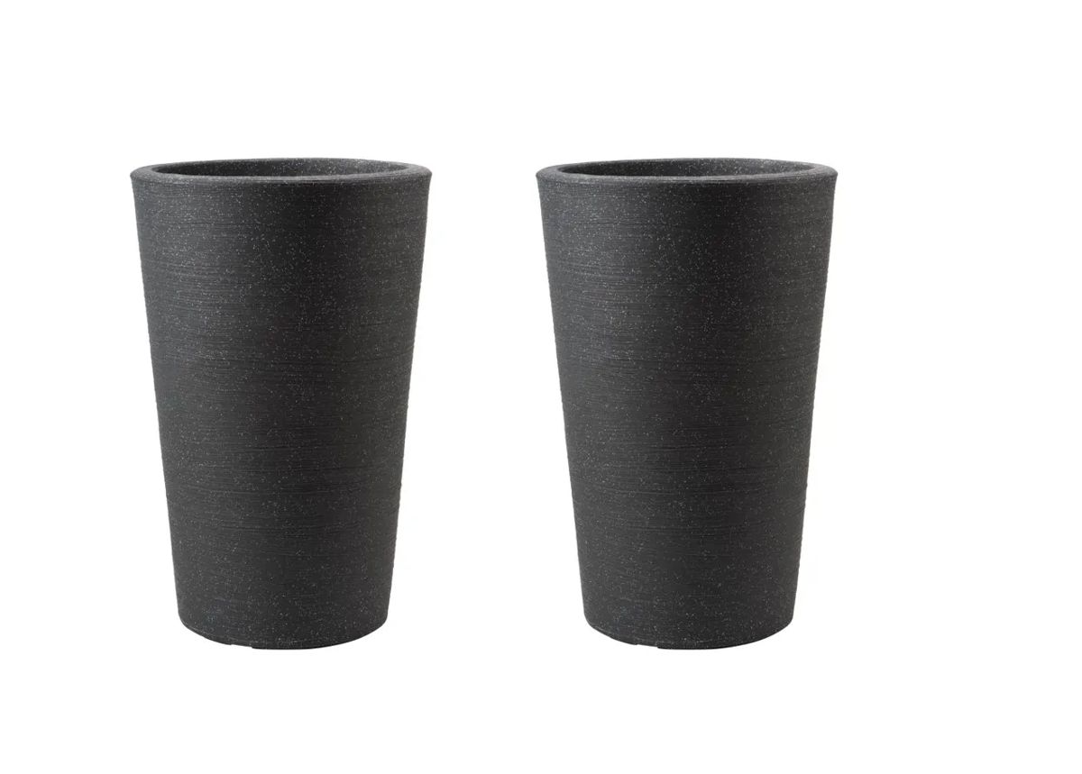 Varese Medium Planter 35cm Set of 2 - Granite