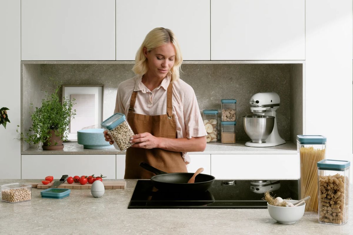Kara Voorraadbussen Set - Blauw