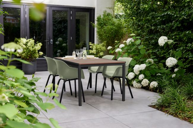 Signature Porto Diningset 156cm/4 - Vintage groen