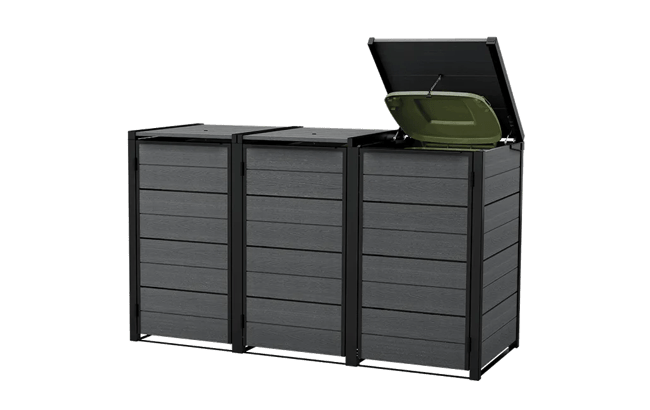 Hide Away Containerberging - 3x240L