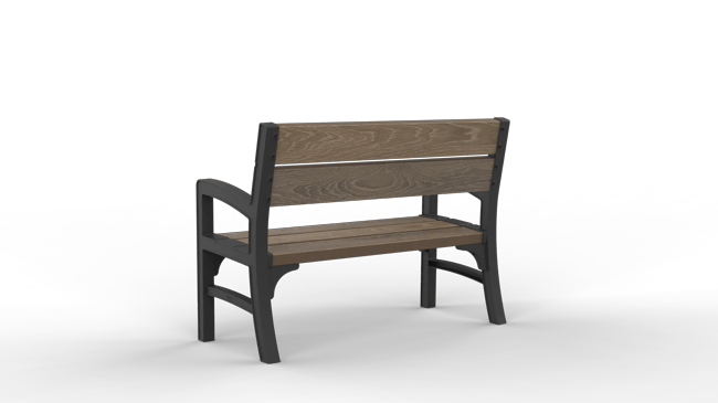 Porto Bankje - 120x63x88cm - Walnut