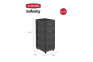 Infinity Dots Ladesysteem 4x11L - Antraciet
