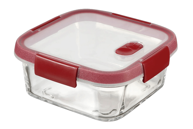 Smart Cook Vershoudsdoos 0,7L - Transparant/Rood