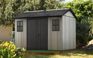 Oakland Gerätehaus 1175  - 350x230x253cm - Graubraun