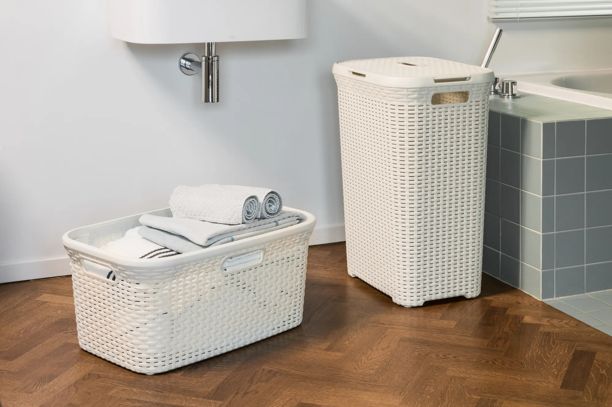 Style Wasmand 45L - Wit - Wasmanden