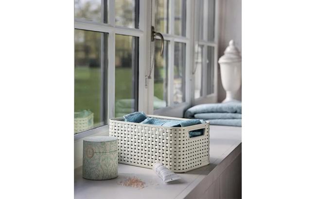 סלסלה סטייל ראטן 3615 - 18 ליטר - גודל M - קרם thumbnail