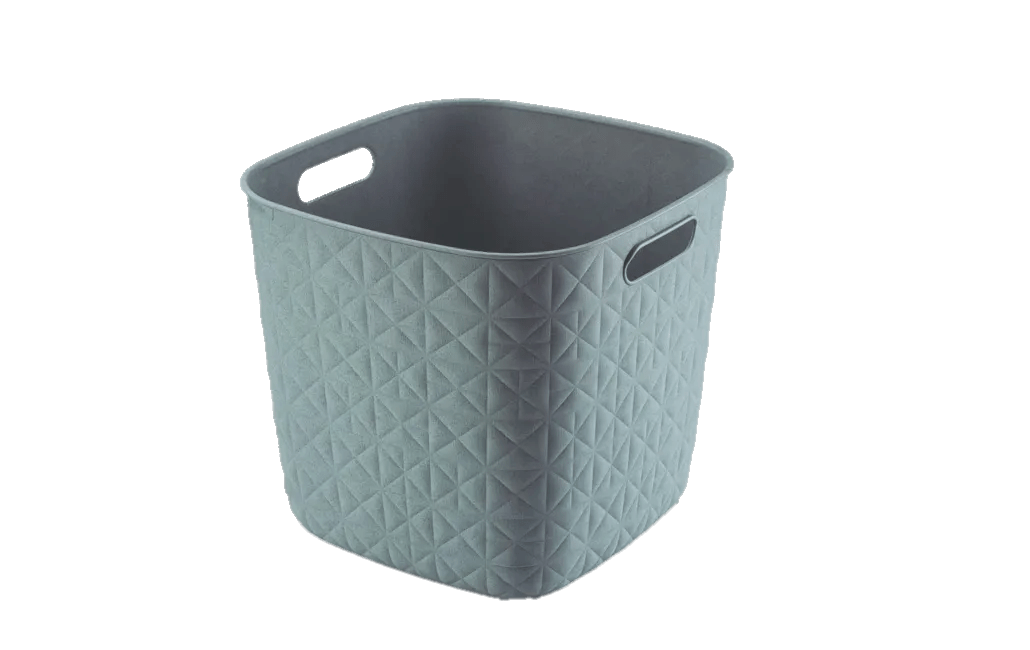 סלסלת כביסה סופטקס מרובעת 15 ליטר - כחול