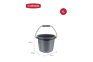 Emmer 5L - Antraciet