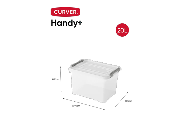 Handy+ Opbergbox set 3x20L