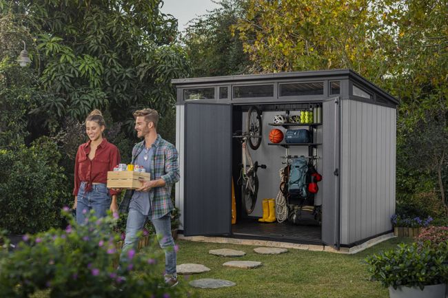 Artisan-Gartenhaus 2.0 9x7 - Dunkelgrau