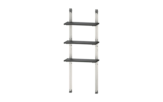 Wandplankset 70 - Zwart